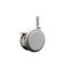 Service Caster 3 Inch MRI Safe Caster with Brake, 7/16 Inch Grip Ring Stem SCC-GR02S75-TPR-GRY-B-716138-MRI - alternate 1